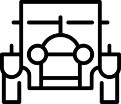 Classic Car Sticker Svg Vector, Free Vectors File